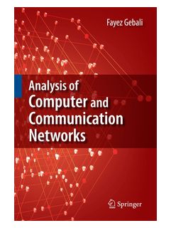 Analysis of Computer and Communication Networks
